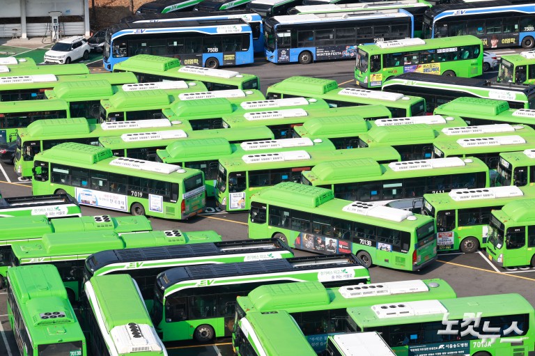 서울 시내버스 파업 이틀째
