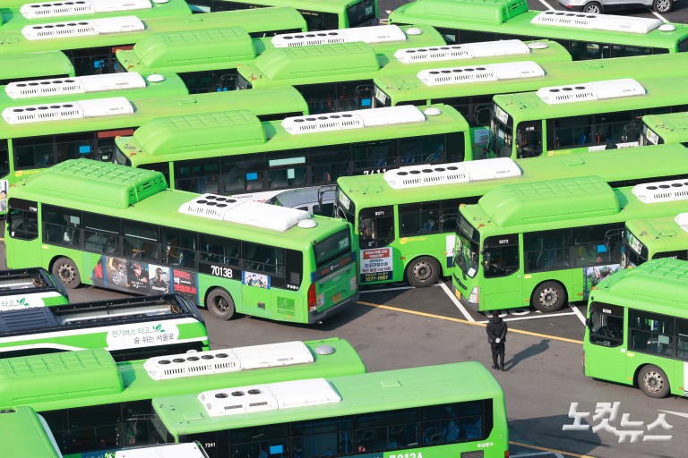 서울 시내버스 파업 이틀째