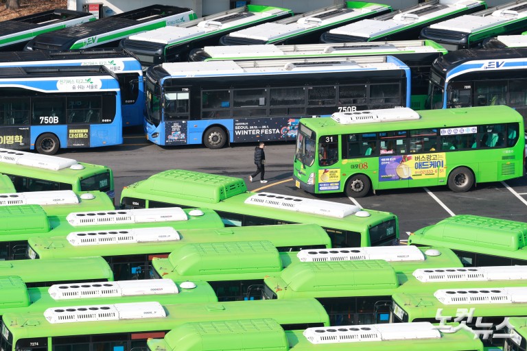 서울 시내버스 파업 이틀째