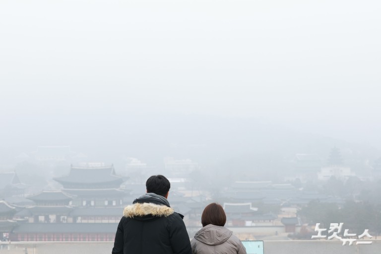 한파 주춤하니 미세먼지 기승