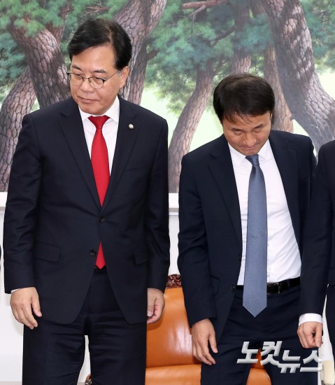 여야 원내대표 회동