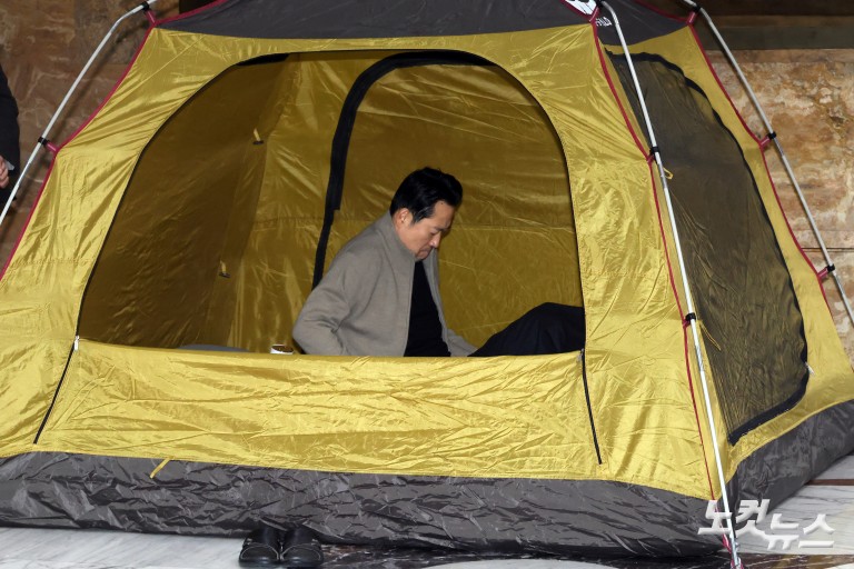 국민의힘 장동혁 대표 단식 6일차