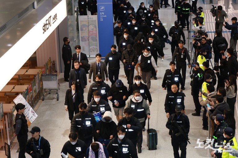 ‘캄보디아 범죄조직’ 73명 강제송환…역대 최대 규모