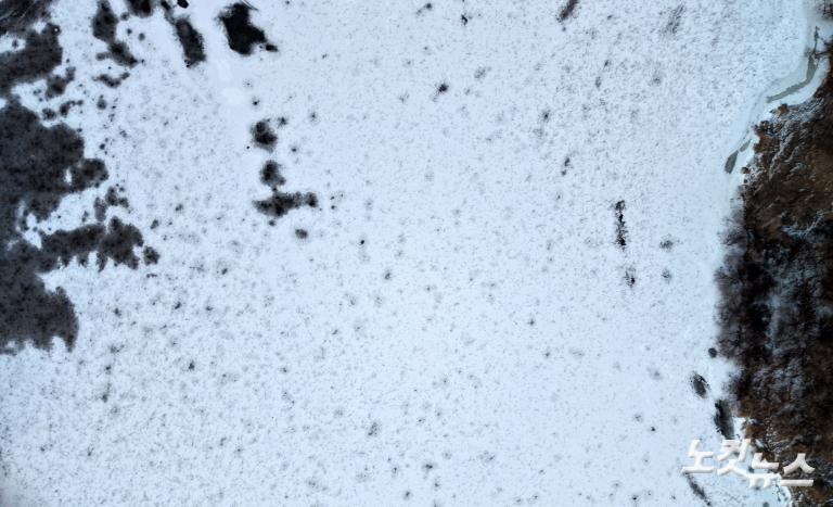 팔당호 얼려버린 북극한파