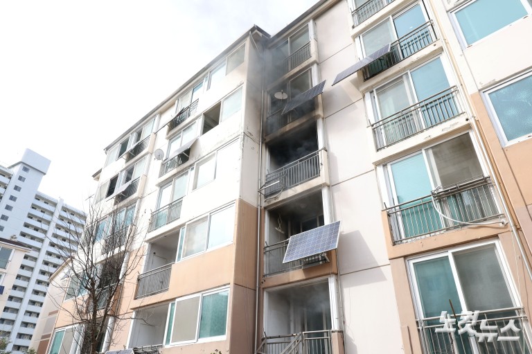 서울소방·SH, 아파트 실물화재 실험 진행