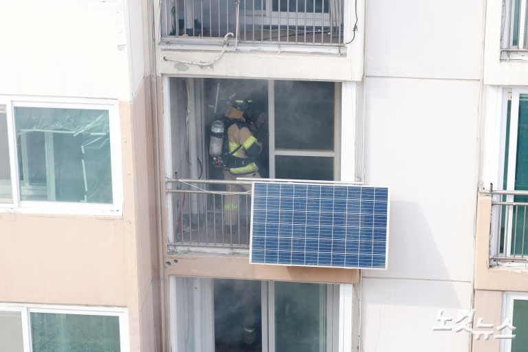 서울소방·SH, 아파트 실물화재 실험 진행