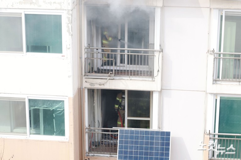 서울소방·SH, 아파트 실물화재 실험 진행