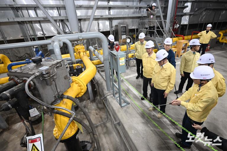 총리, 한국석유공사 구리지사 방문