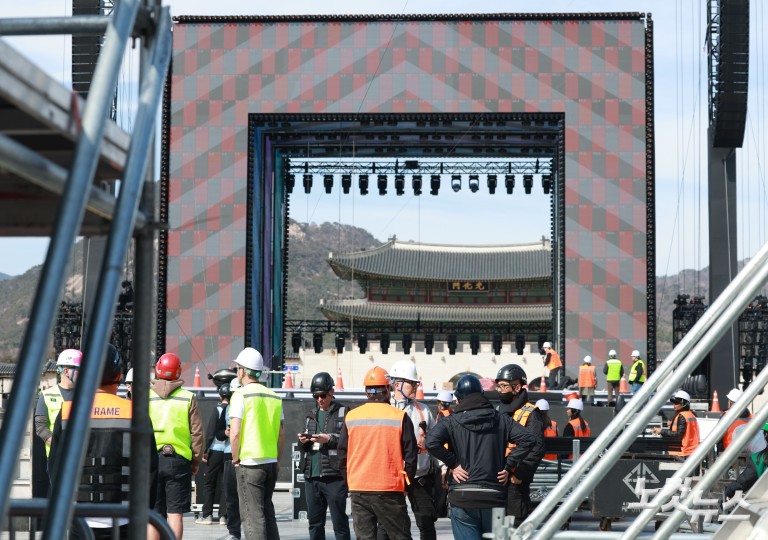 BTS 광화문 공연 D-2