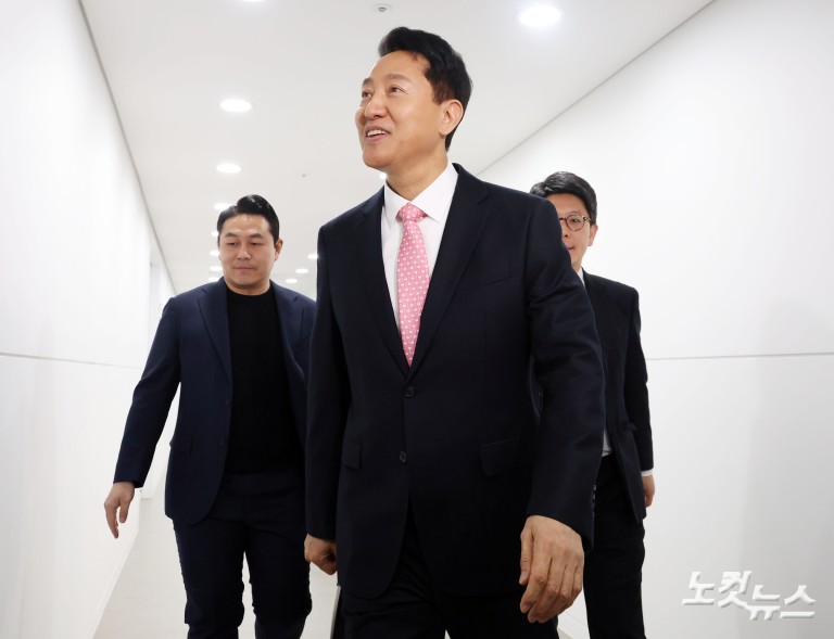 오세훈, 국민의힘 서울시장 후보 추가 면접