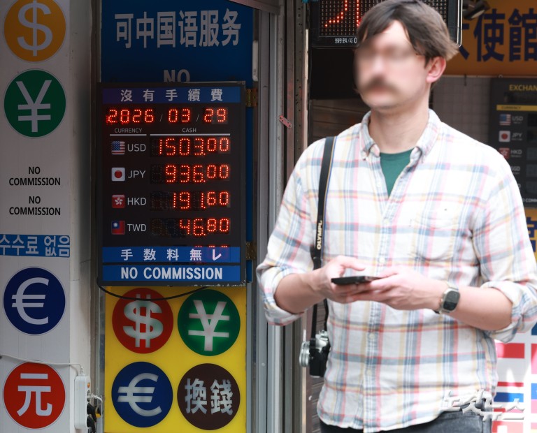 3월 환율 1490원 육박…원화 하락폭 주요국 최상위