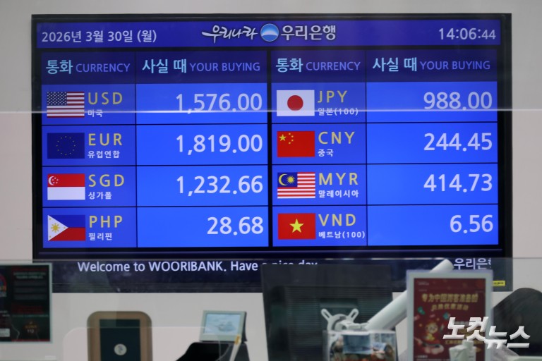 쭉쭉 오르는 환율