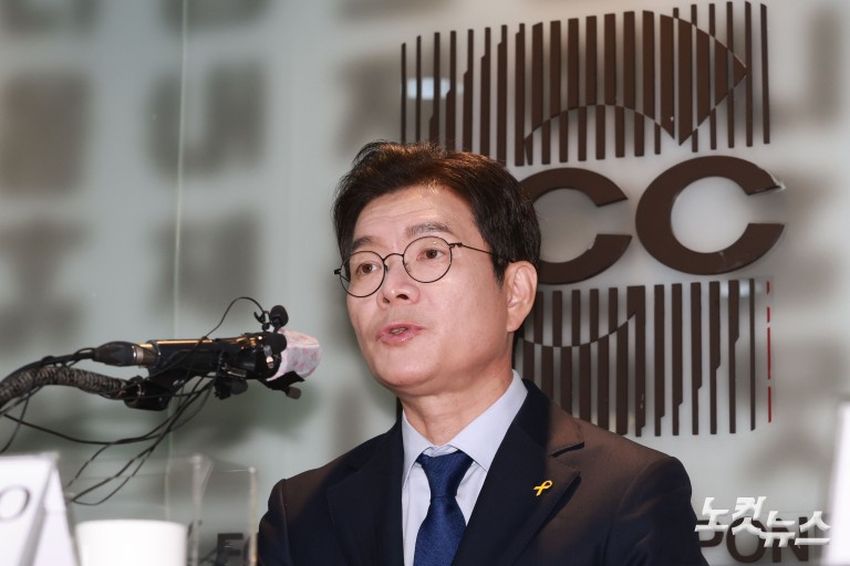 정원오 서울시장 후보, 외신기자 간담회