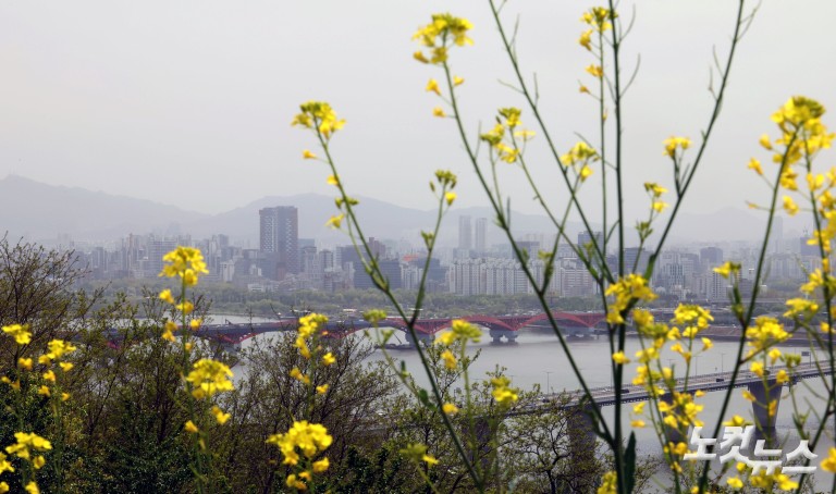 봄철 고농도 황사 유입