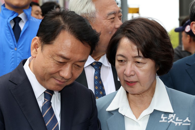 하남 찾은 정청래-추미애-이광재-강병덕