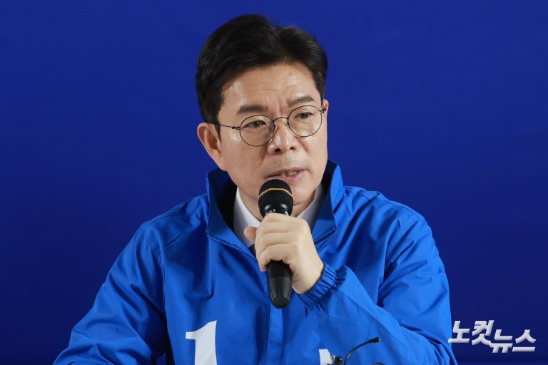 정원오 서울시장 후보, 서울지역 구청장 후보 간담회