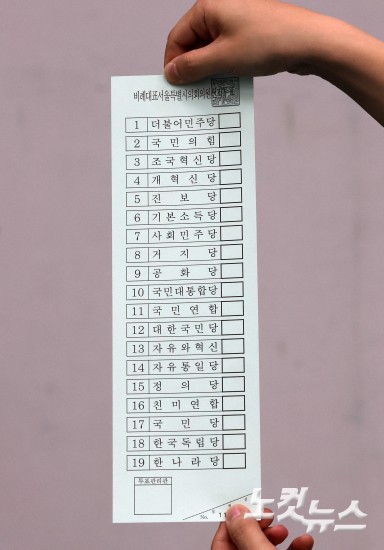 6.3지방선거 투표용지 인쇄
