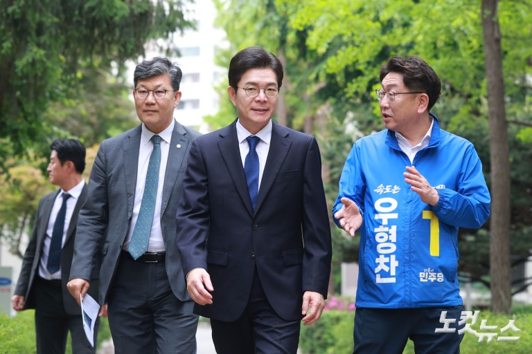 목동6단지 찾은 정원오 후보