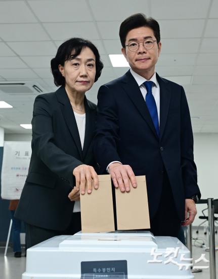 사전투표하는 정원오 후보