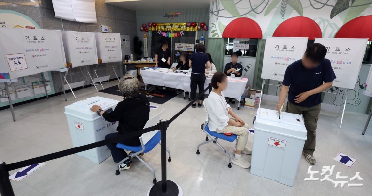 키즈카페에 투표하러 가자