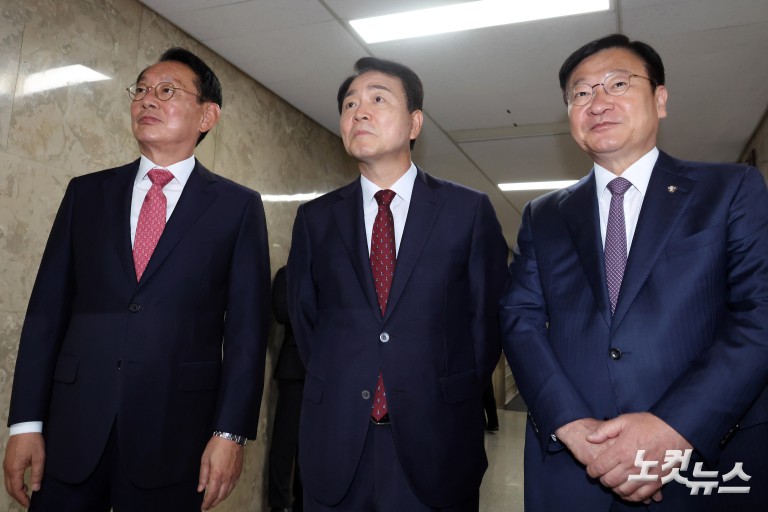 국민의힘 초·재선의원, 원내대표 후보자 초청 간담회