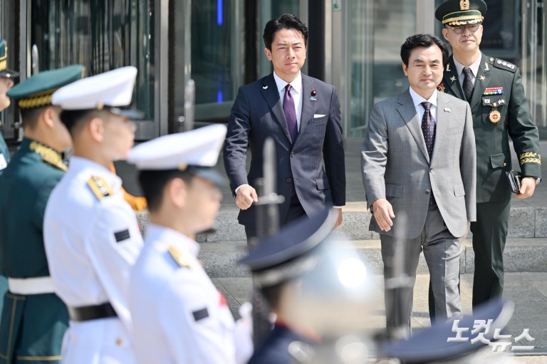 한일 국방장관회담 의장 행사