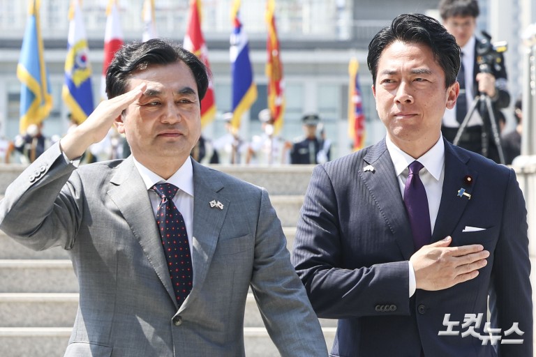 한일 국방장관회담 의장 행사