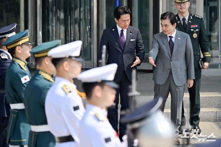 한일 국방장관회담 의장 행사