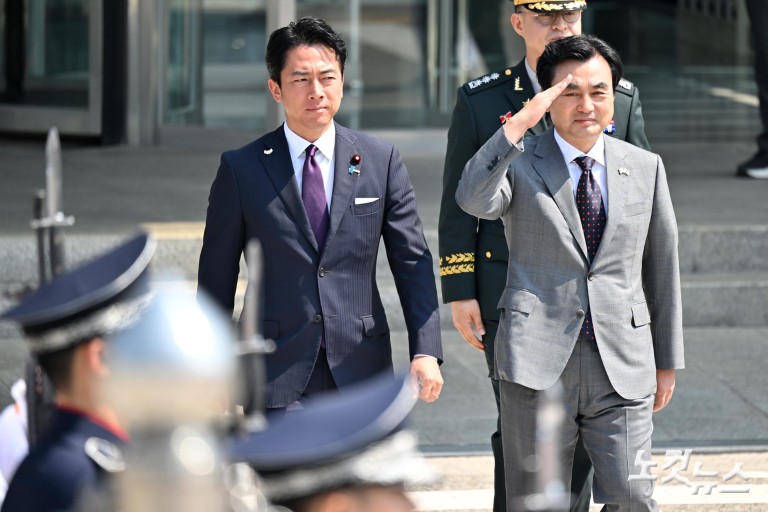 한일 국방장관회담 의장 행사