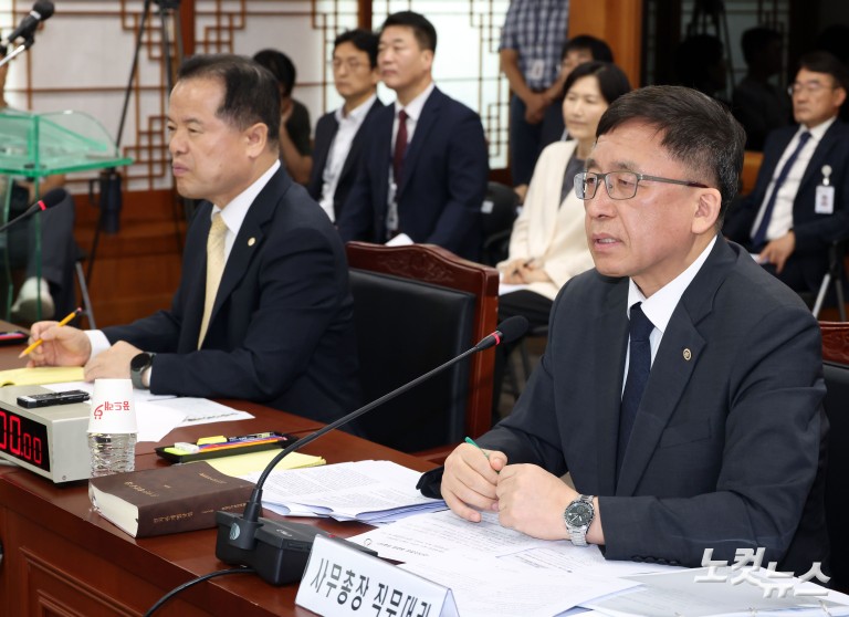 투표용지 부족사태 국조특위, 중앙선관위 현장조사