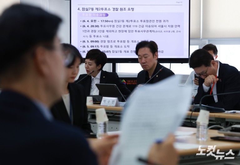 국조특위, 서울시선관위 현장 조사
