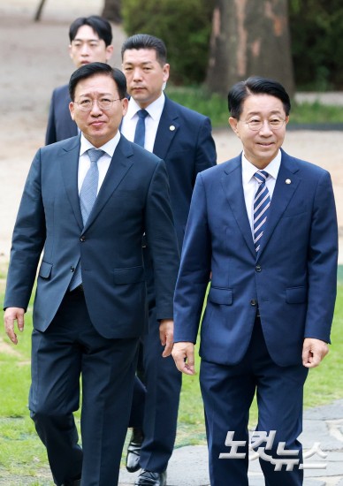 조정식 국회의장 취임 첫 기자간담회