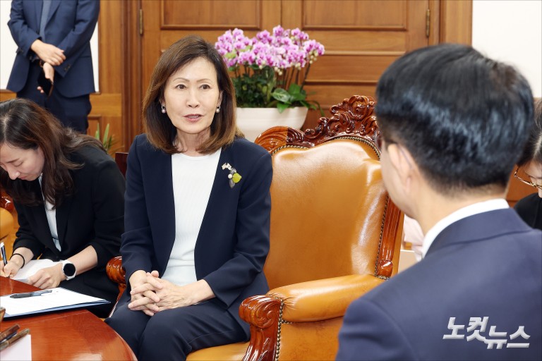 조정식 국회의장, 미셸 스틸 주한미국대사 접견