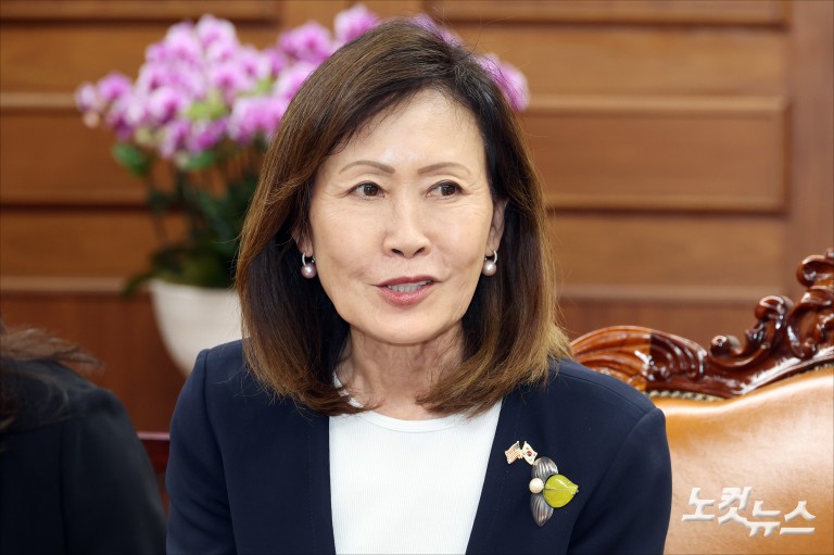 조정식 국회의장, 미셸 스틸 주한미국대사 접견