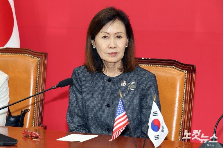 장동혁 대표, 미셸 스틸 주한미국대사 접견