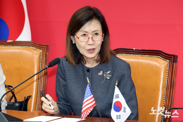 장동혁 대표, 미셸 스틸 주한미국대사 접견