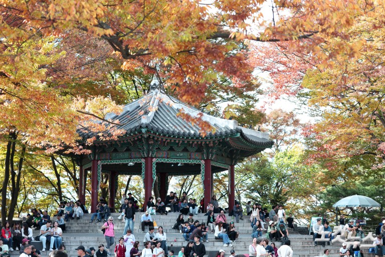 울긋불긋 단풍으로 물든 가을