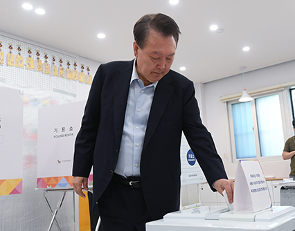 윤석열 내외 제21대 대선 투표