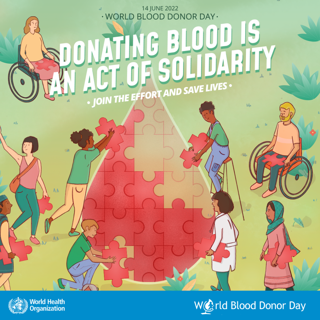 [글로벌 눈] 세계 헌혈자의 날 -헌혈은 연대의 행위